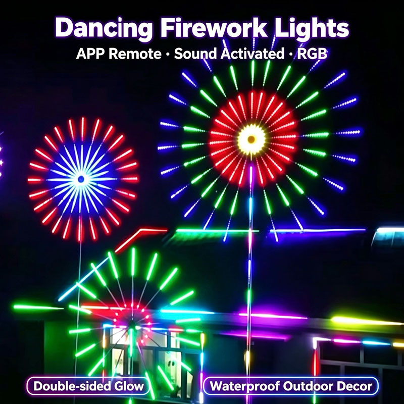 Outdoor Usb Power Strip - 5V USB Powered Firework RGBIC LED