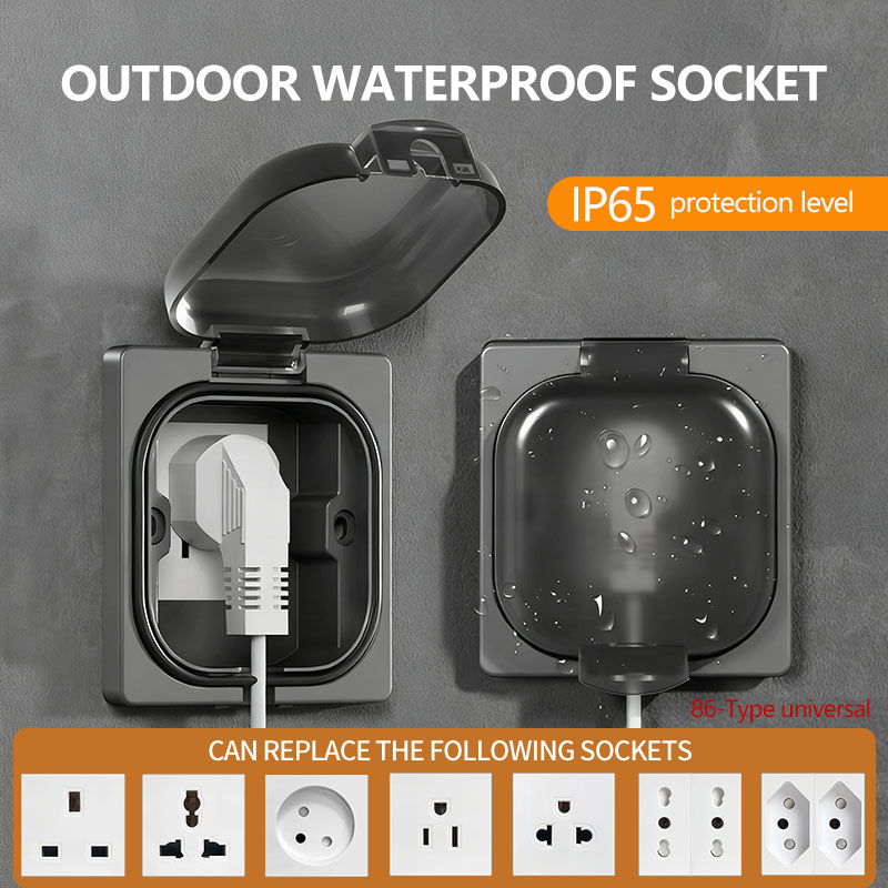 Outdoor Power Quincy - IP65 Waterproof Outdoor Socket, 16A High