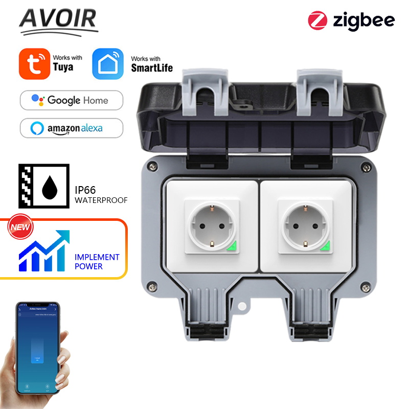 Outdoor Usb Power Strip - Avoir Tuya Zigbee Điện Ổ Cắm