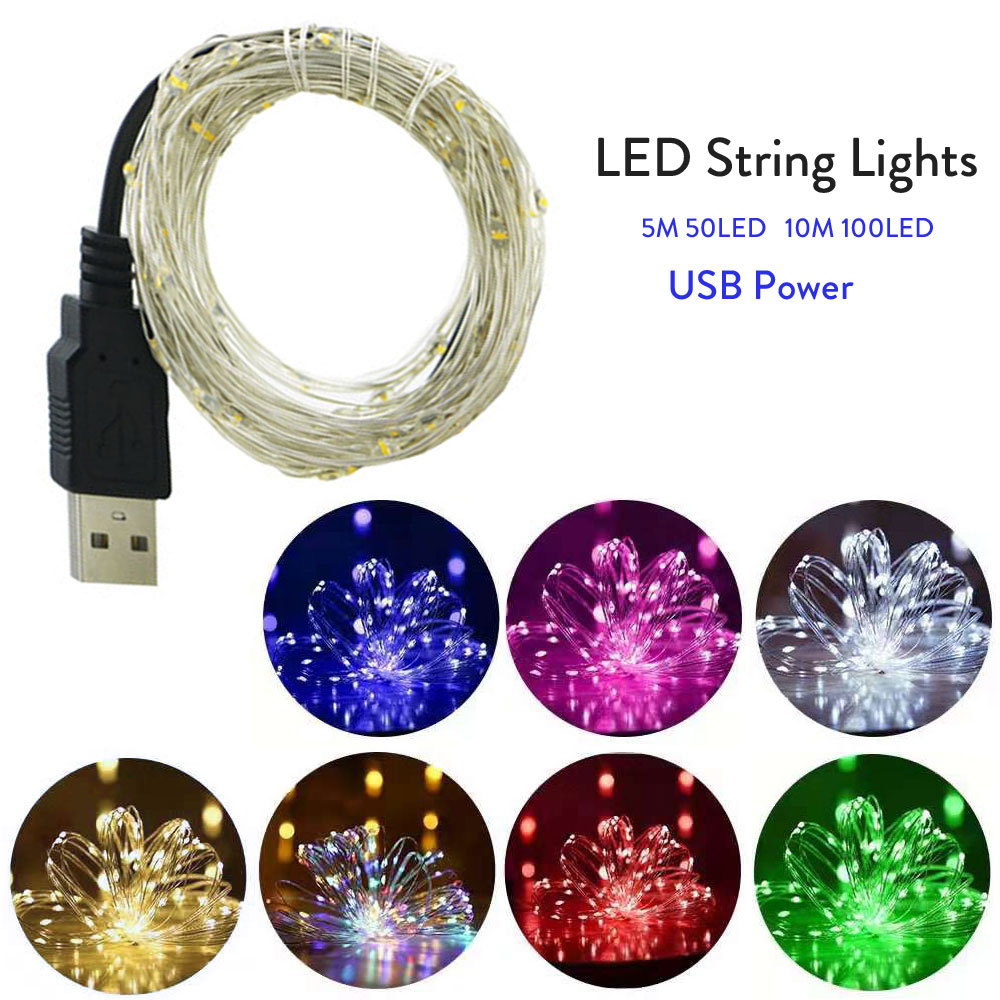 5M 50led 10M 100led USB Powere - đánh giá và giá Outdoor Usb Power Strip