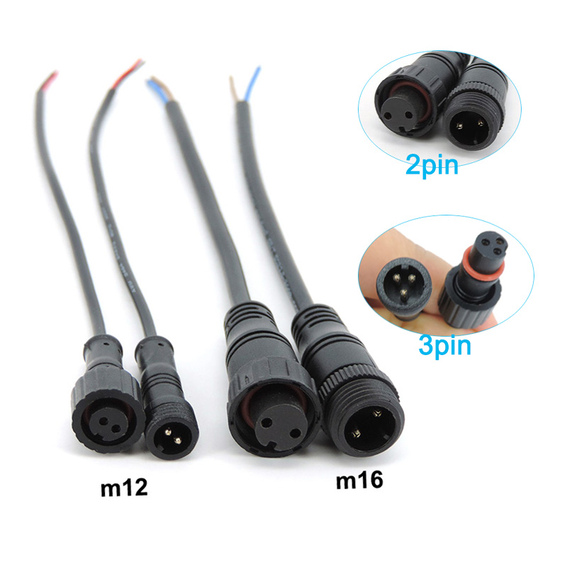M12 M16 2 3 Pin Core Wire DC M - đánh giá và giá Outdoor Power Jack