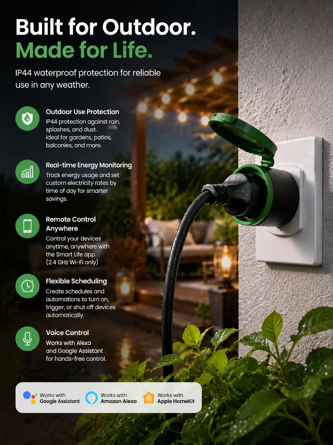 Tuya WiFi Smart Plug 16a Eu Pl - đánh giá và giá Outdoor Power Outlet Wifi