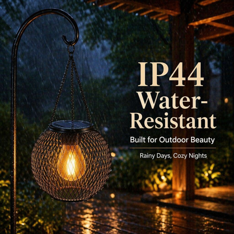 Solar Powered LED Hanging Floo - đánh giá và giá Outdoor Power Supply