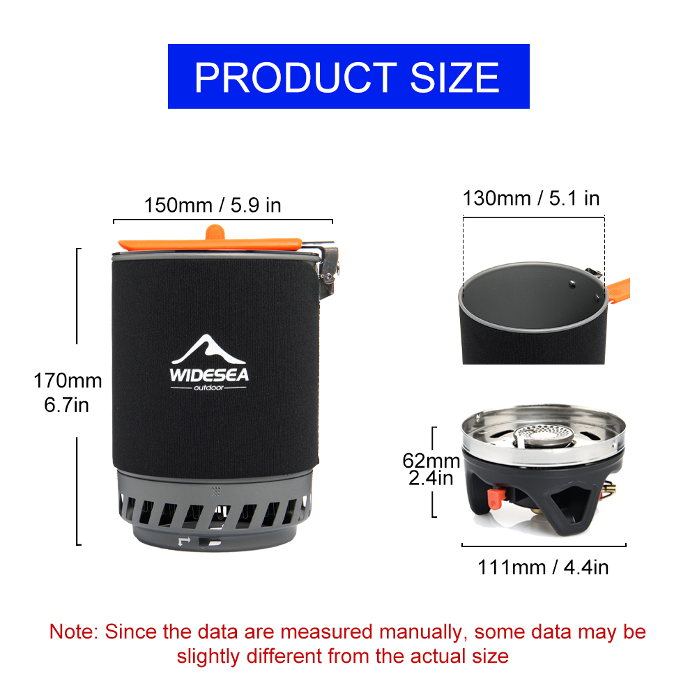Widesea Camping Cooking System - đánh giá và giá Outdoor Power Heater