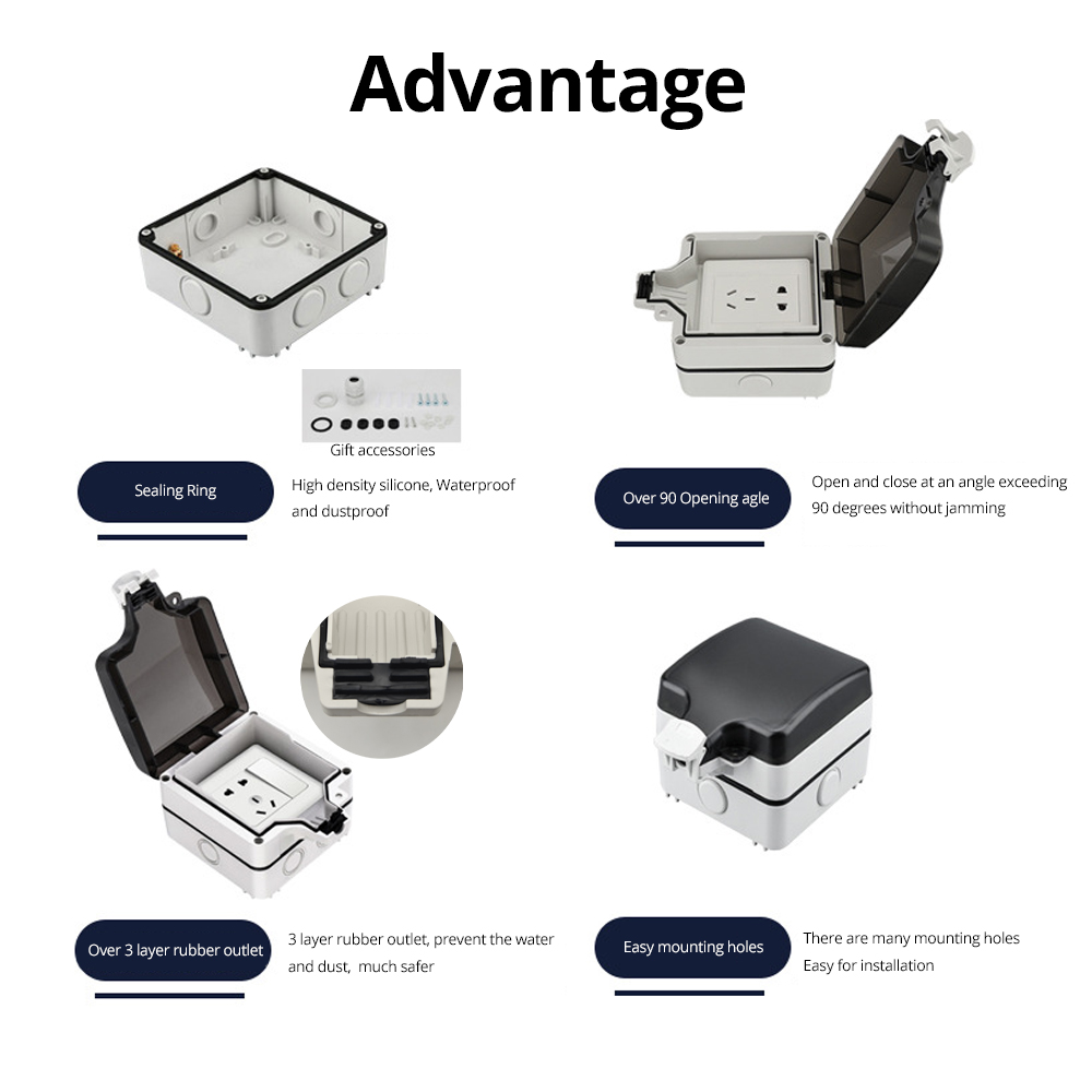 Wallpad IP66 Dustproof Waterpr - đánh giá và giá Outdoor Power Adapter