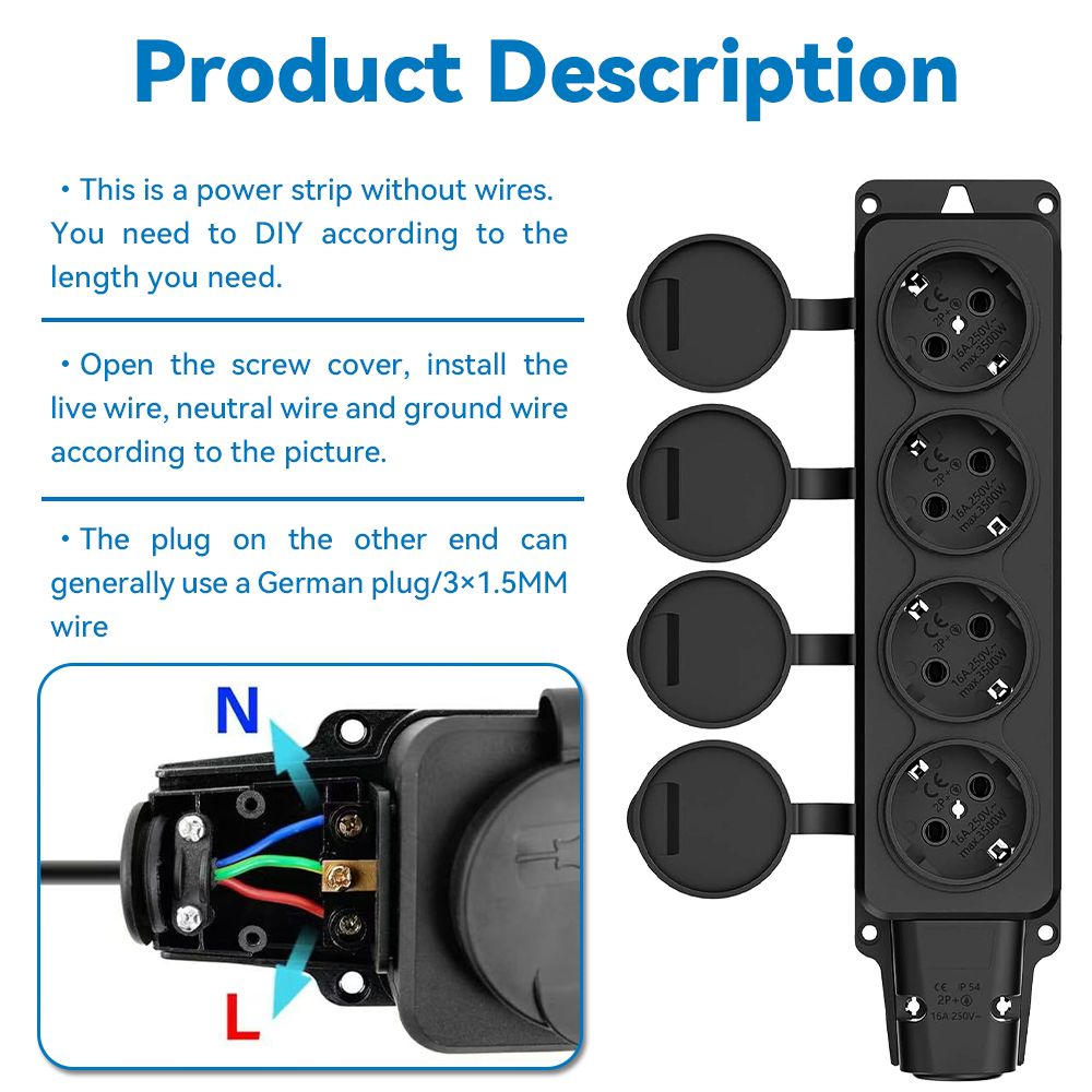 Outdoor Power Strip Waterproof - đánh giá và giá Outdoor Power Quincy