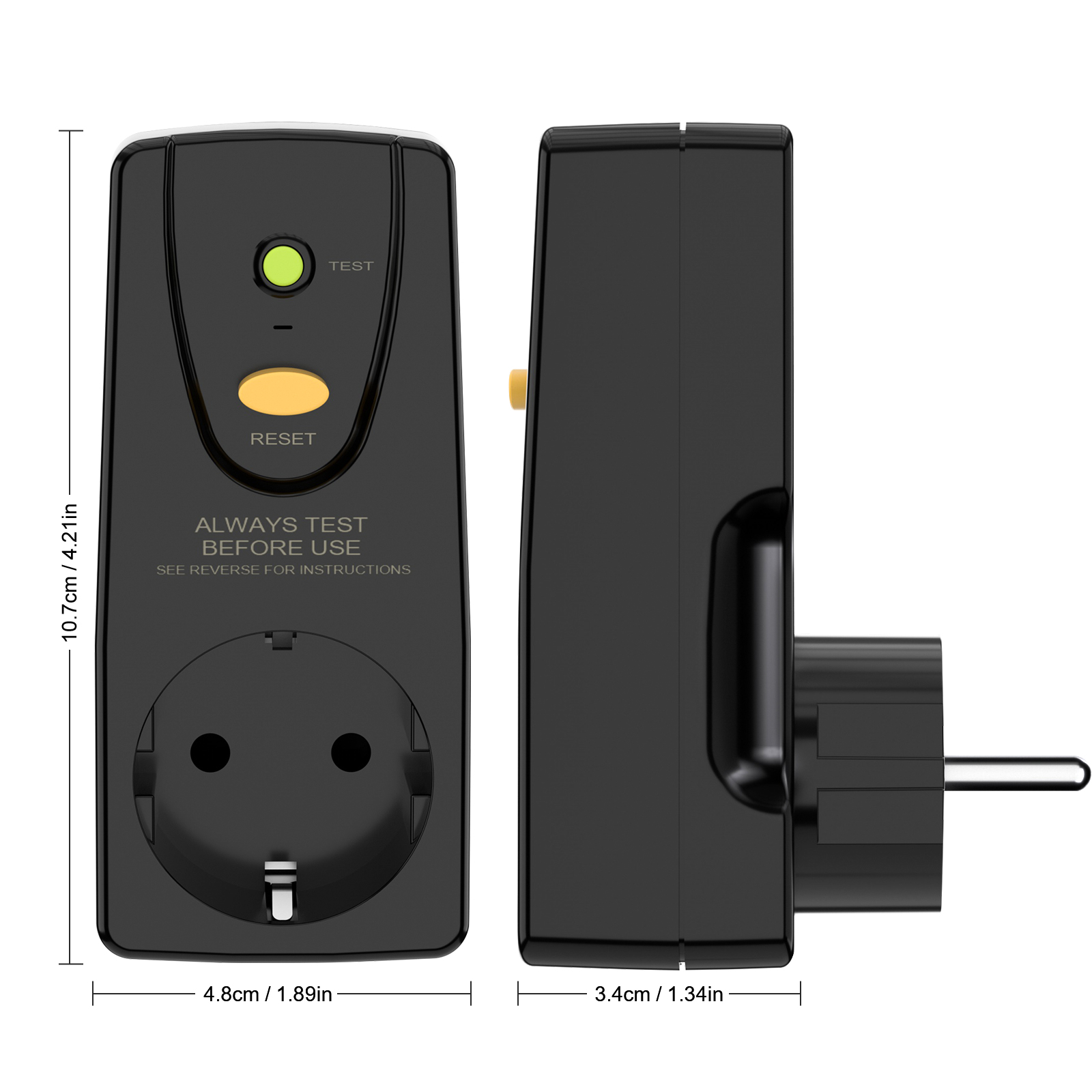 16A Leakage Protection Plug EU - đánh giá và giá Outdoor Power Adapter