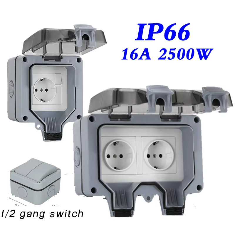 EU KR Outdoor Wall Waterproof  - đánh giá và giá Outdoor Power Quincy