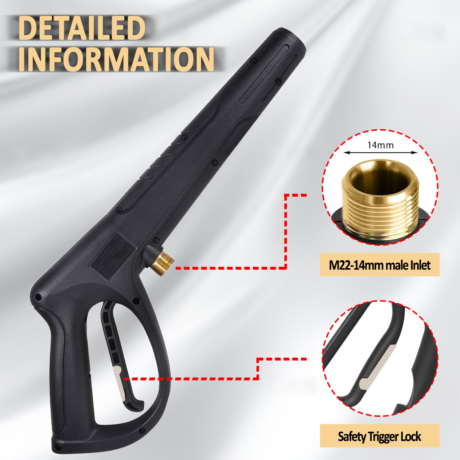 Pressure Washer Gun M22 14MM I - đánh giá và giá Power Washer Gun Replacement