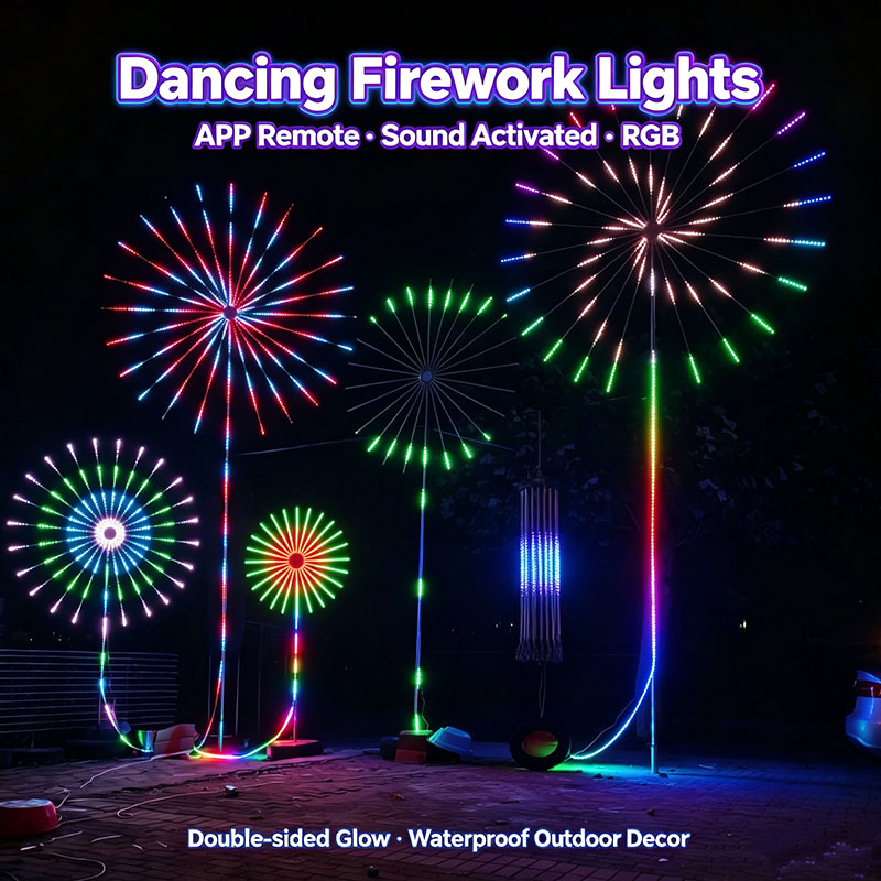 USB Powered RGBIC Firework LED - đánh giá và giá Outdoor Usb Power Strip