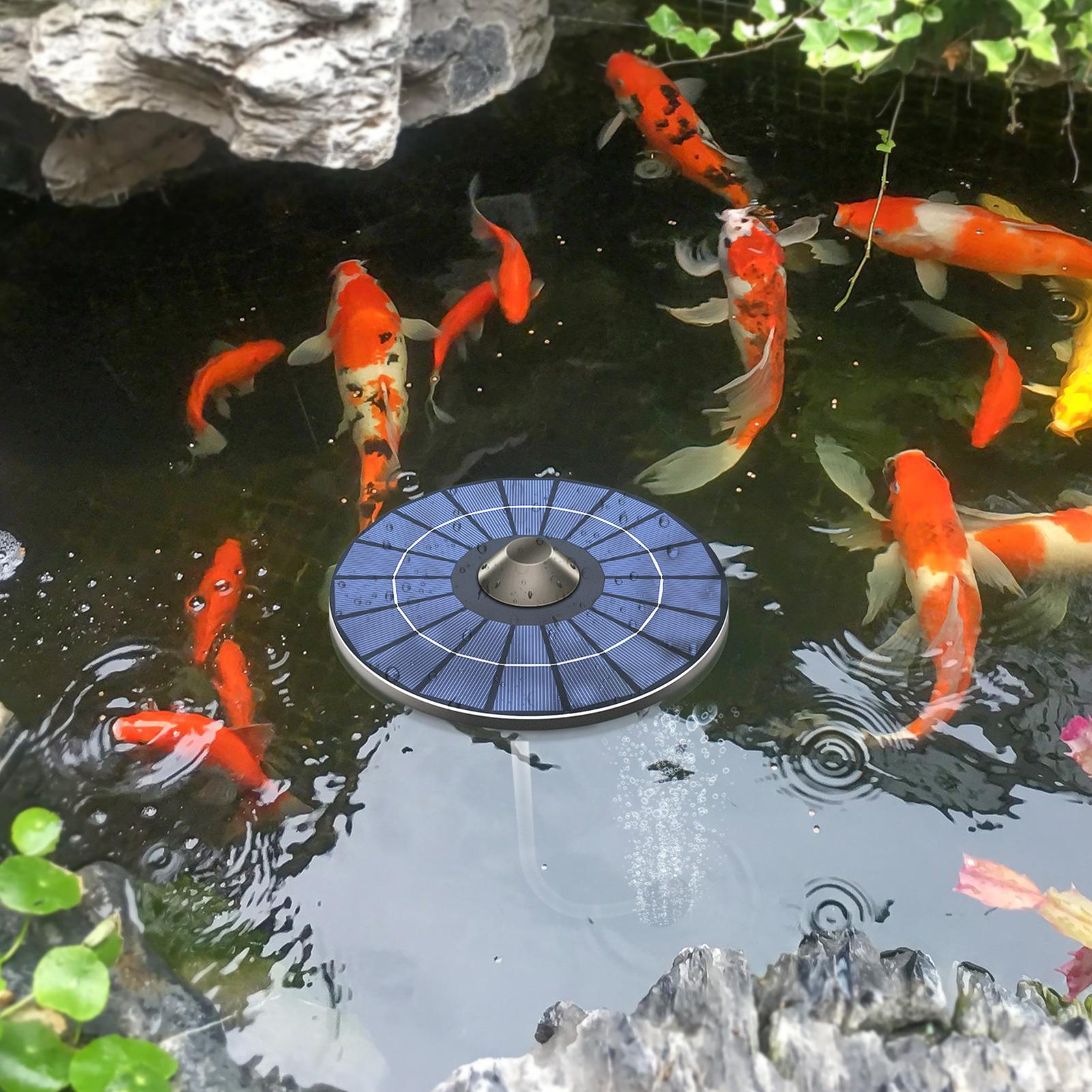 Solar-powered pond aerator pum - đánh giá và giá Outdoor Power 'Hose'