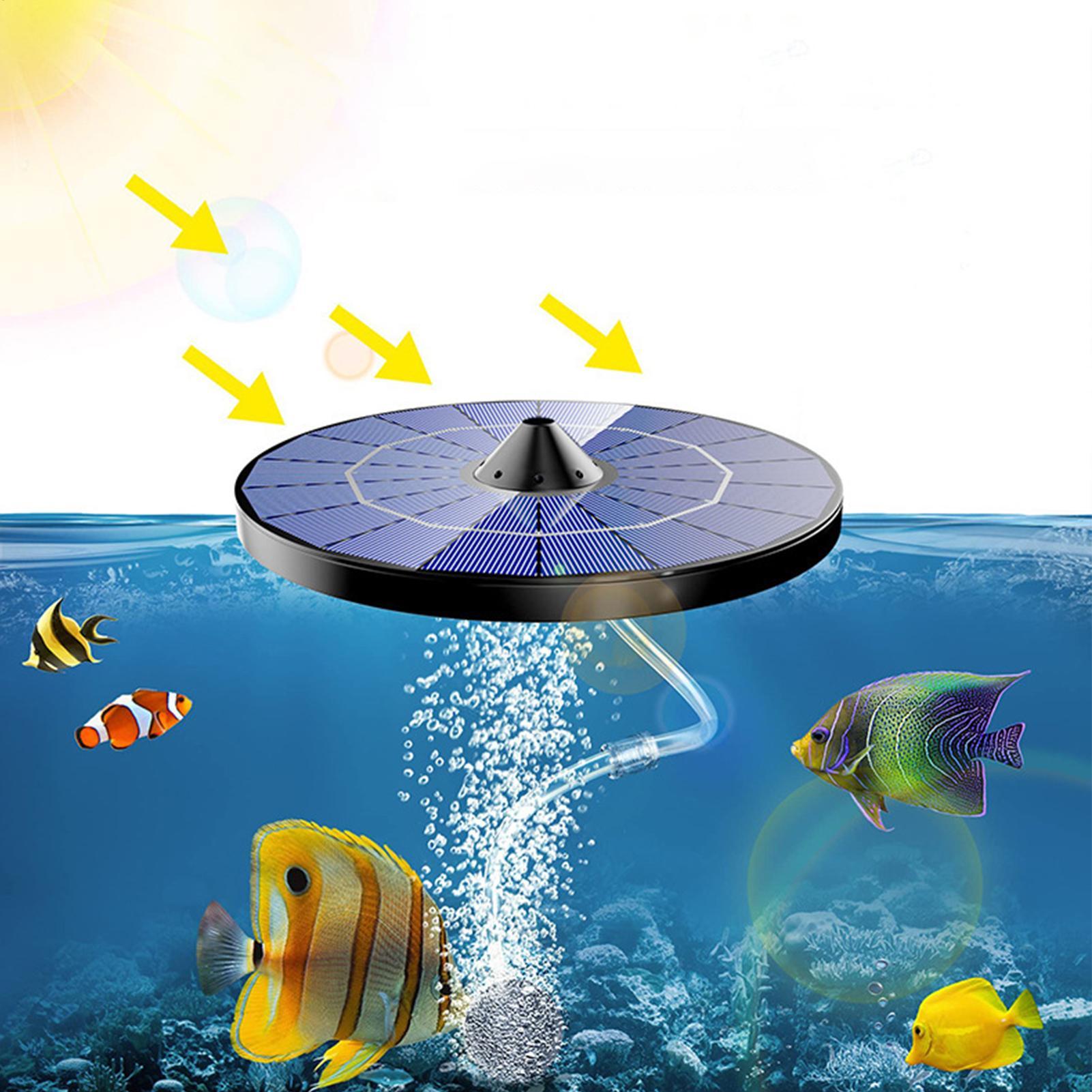 Solar-powered pond aerator pum - đánh giá và giá Outdoor Power 'Hose'