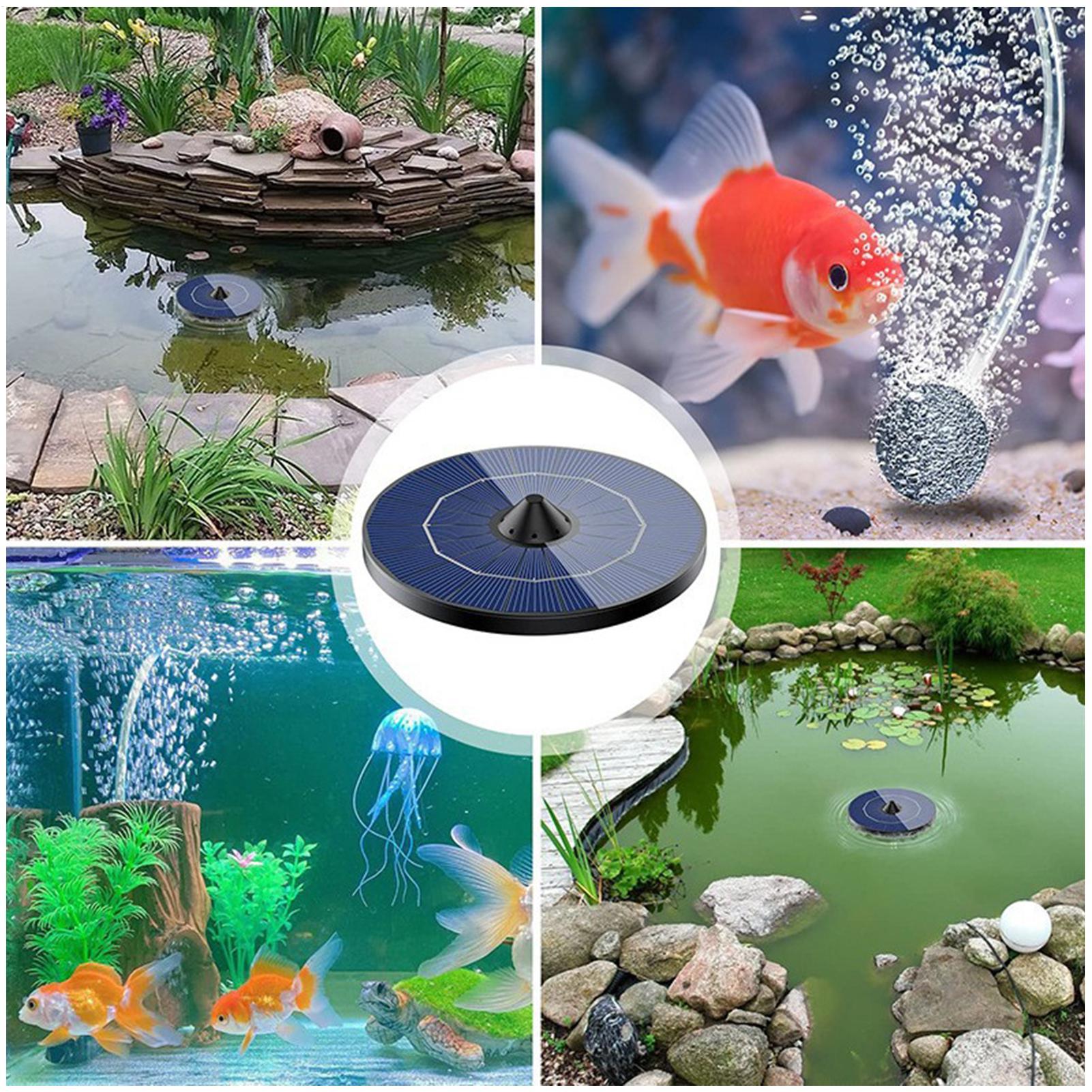 Solar-powered pond aerator pum - đánh giá và giá Outdoor Power 'Hose'
