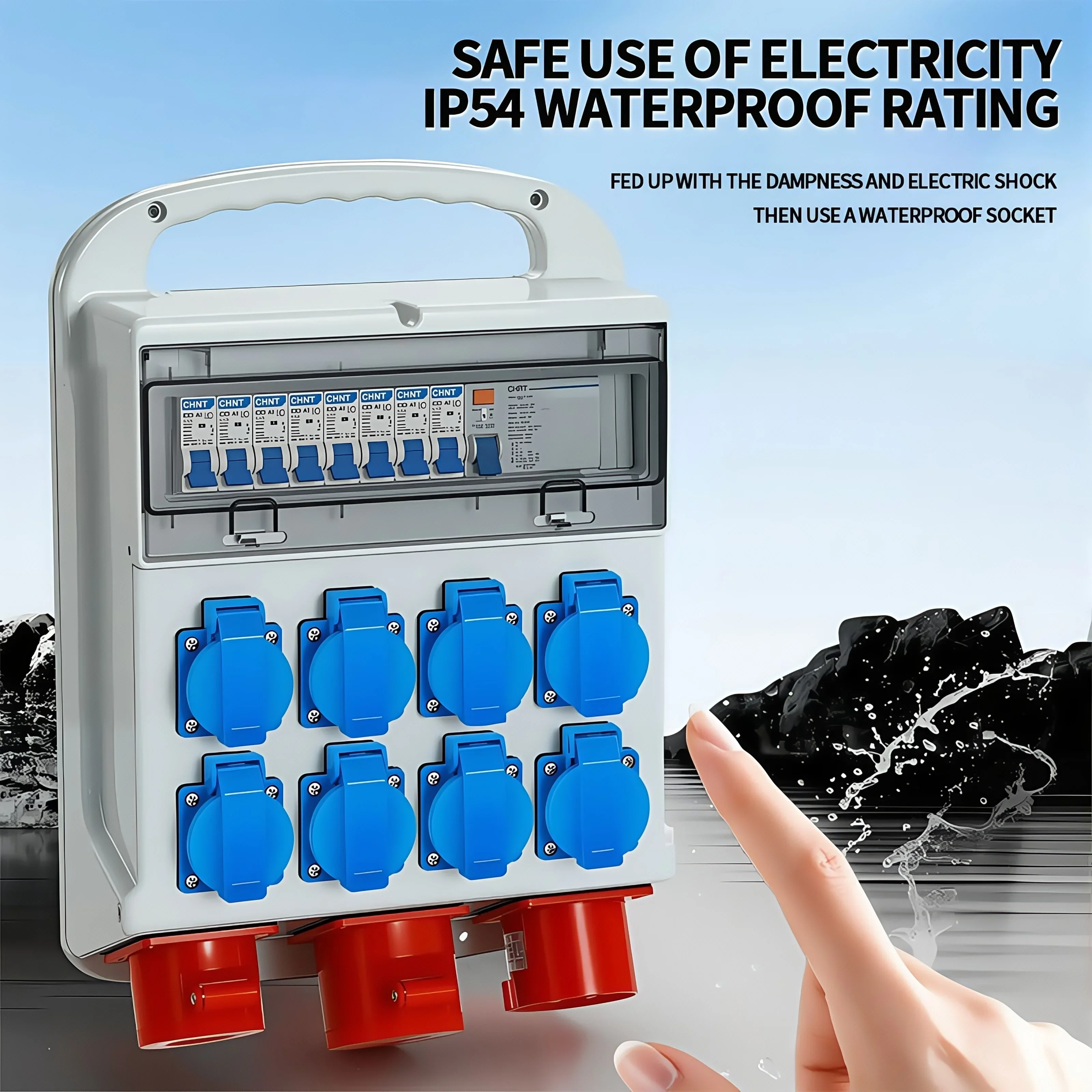 IP54 16A Waterproof Industrial - đánh giá và giá Outdoor Power Quincy