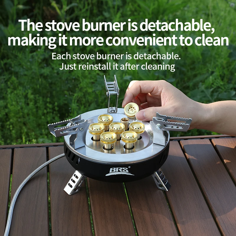 BRS-207-Core Camping Gas Stove - đánh giá và giá Outdoor Power 'Hose'