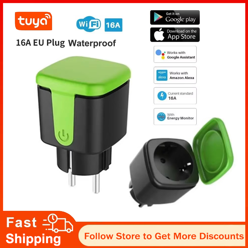 Tuya EU 16A WiFi Smart Waterpr - đánh giá và giá Outdoor Power Adapter