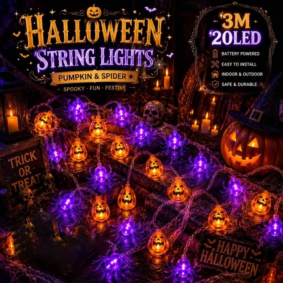 1PC Halloween Pumpkin 10/20 LE - đánh giá và giá Outdoor Power Jack