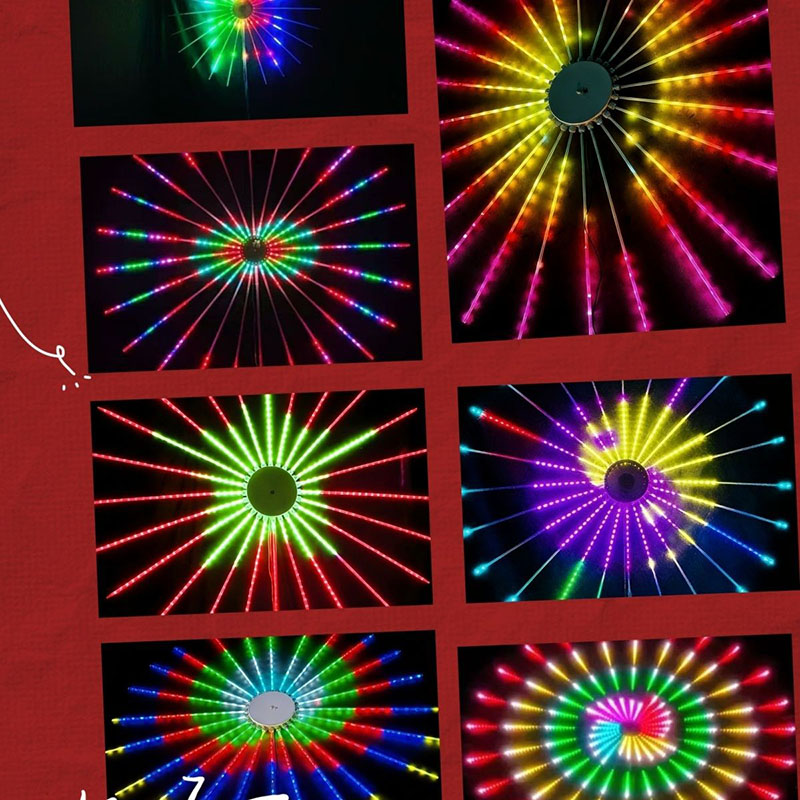 USB Powered RGBIC Firework LED - đánh giá và giá Outdoor Usb Power Strip