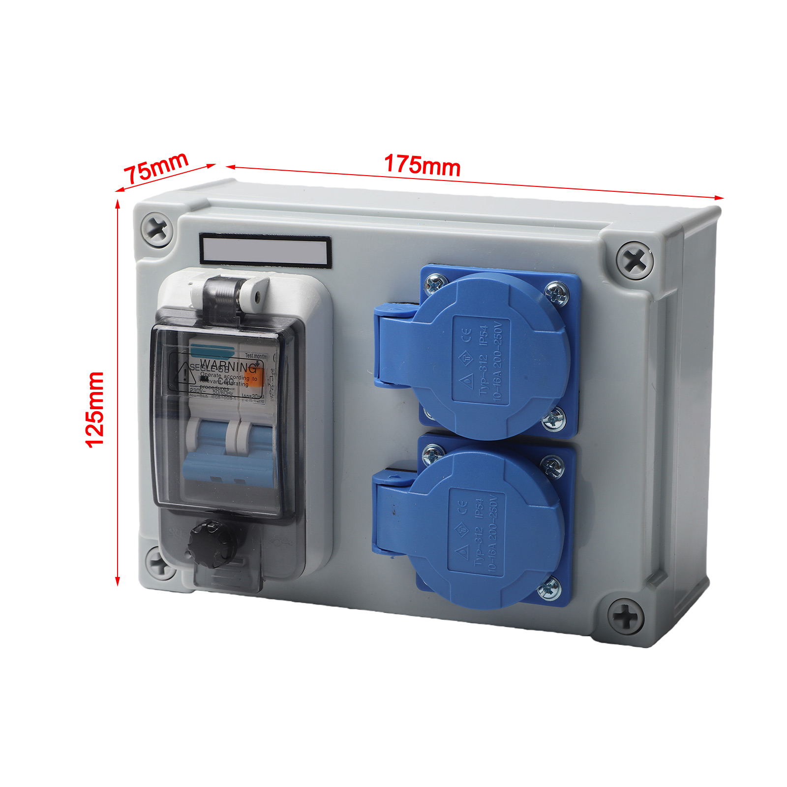 Ip54 Wall Distributor 2 Pin Co - đánh giá và giá Outdoor Power Distributors