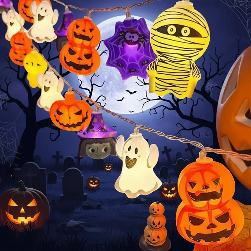 Halloween Party LED String Lig - đánh giá và giá Outdoor Power Jack