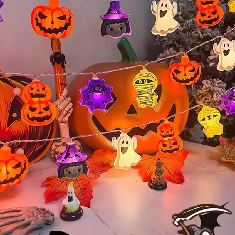 Halloween Party LED String Lig - đánh giá và giá Outdoor Power Jack