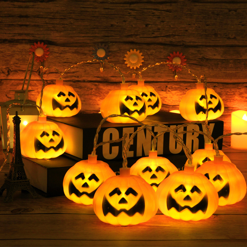 Halloween Pumpkin String Light - đánh giá và giá Outdoor Power Jack