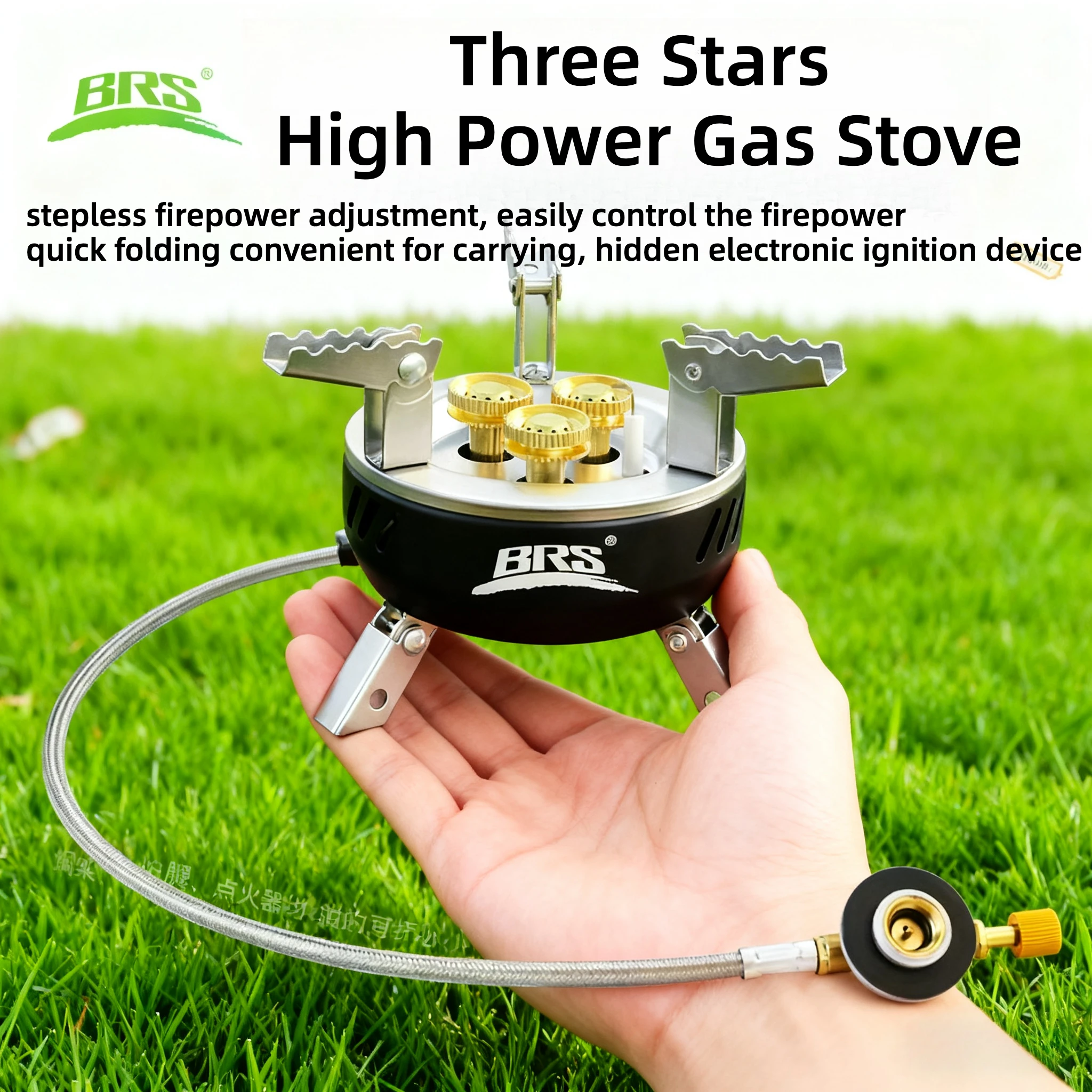 BRS 203-Core Camping Gas Stove - đánh giá và giá Outdoor Power 'Hose'