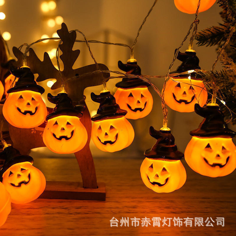 Halloween LED Pumpkin String L - đánh giá và giá Outdoor Power Jack