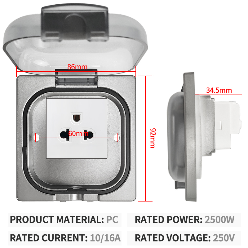 IP65 Waterproof Outdoor Socket - đánh giá và giá Outdoor Power Quincy