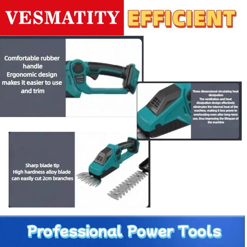Cordless Hedge Trimmer 2-in-1  - đánh giá và giá Hedge Trimmer Cordless