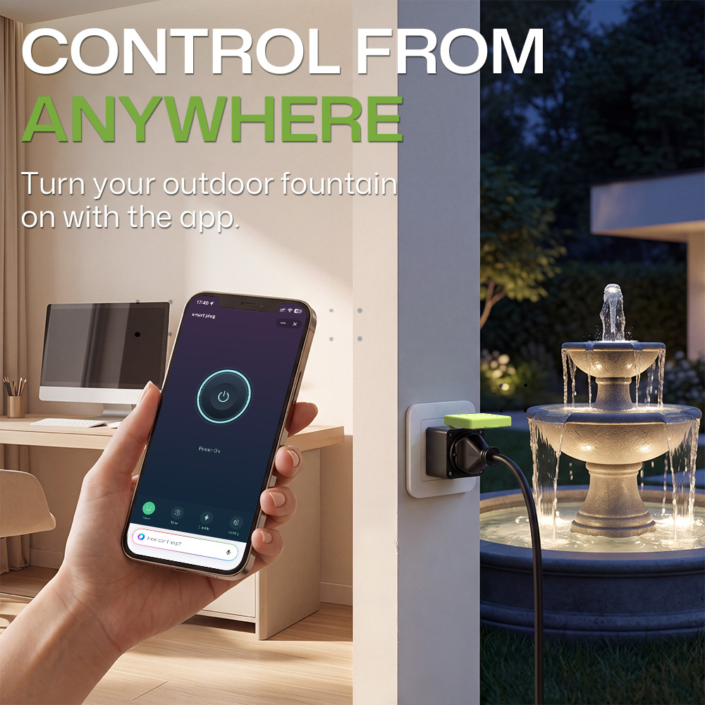 Waterproof Smart Socket With B - đánh giá và giá Outdoor Power Outlet Wifi